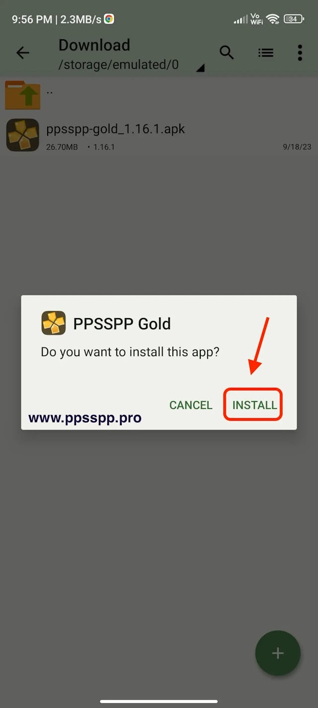 how to install ppsspp gold